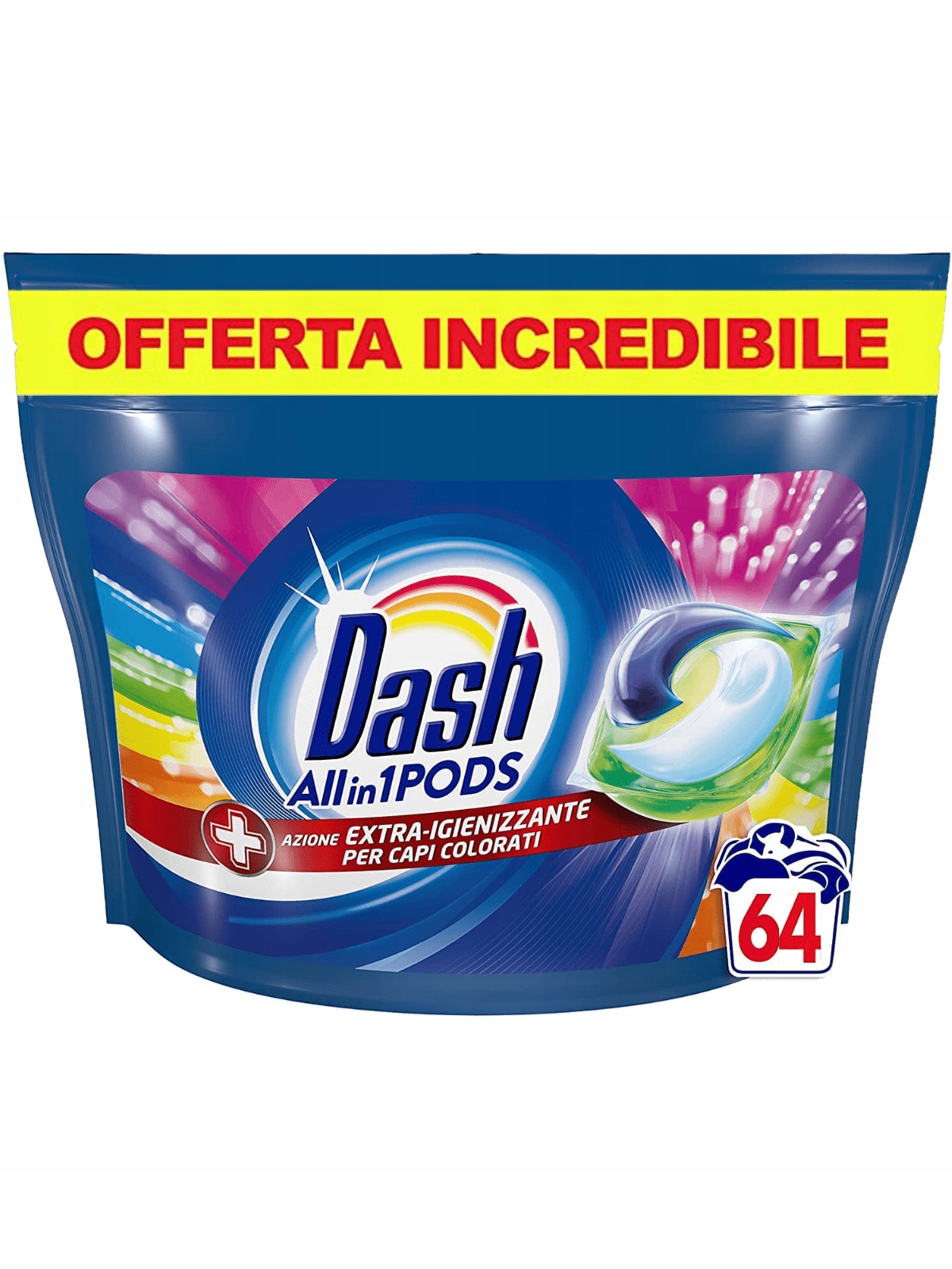 Kapsle na praní Dash 3v1 barva 54 kusů