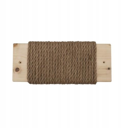 Škrabadlo Pro Kočky Závěsné Omotávané Dřevo 40 X 19 CM