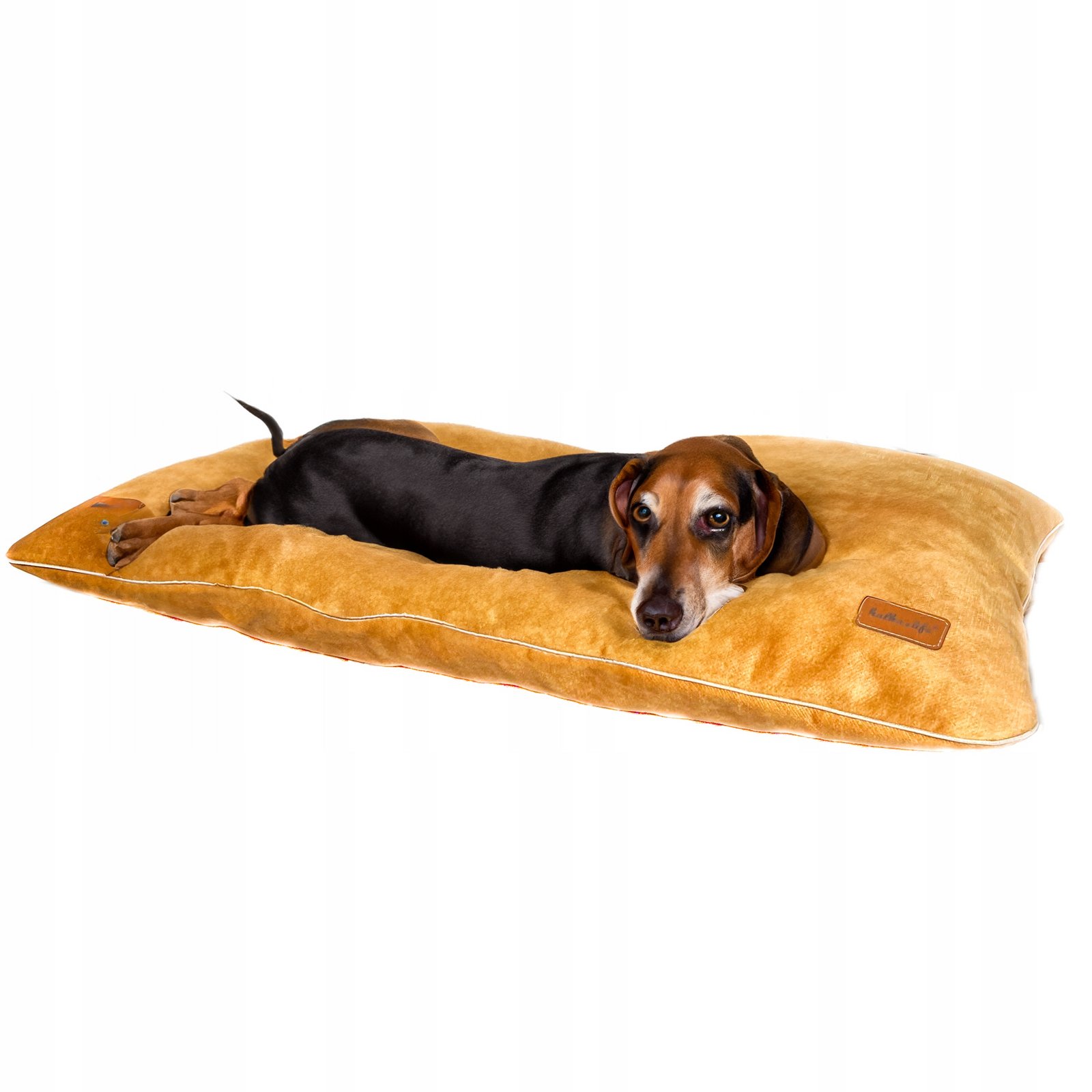 pelíšek, polštářek pro kočky žlutá, S