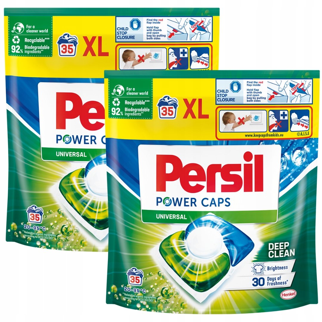 Persil Power Caps Kapsle na praní prádla Sada 70 ks