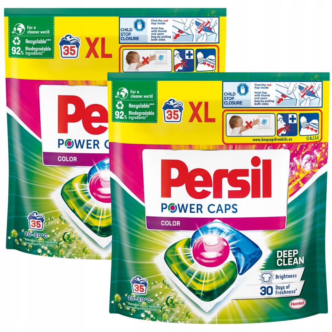 Persil Power Caps Kapsle na praní barvy Set 70 ks