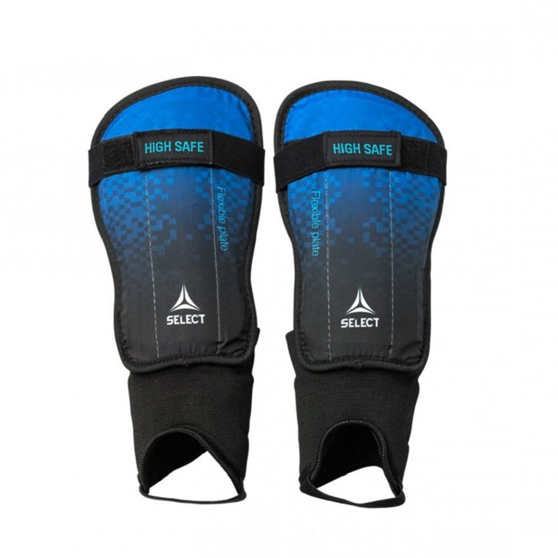 Fotbalové chrániče SELECT Shin guards High Safe modro-černá - M