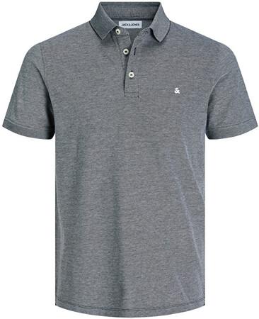 Jack&Jones Pánské polo triko JJEPAULOS Slim Fit 12136668 Anthracite L