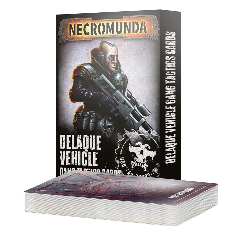 Games Workshop Necromunda: Delaque Vehicle Gang Tactics Cards