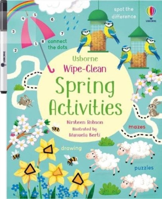 Wipe-Clean Spring Activities (Robson Kirsteen)(Paperback / softback)
