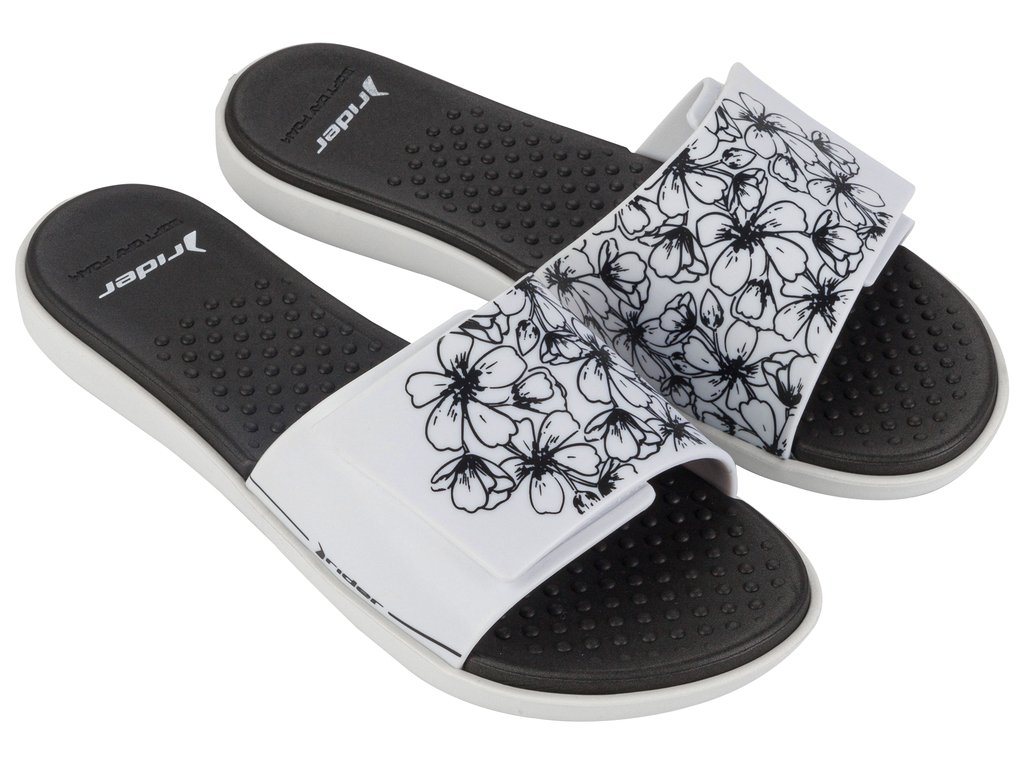 Rider Pool V Slide 83502-AR355 Dámské pantofle bílo / černé 37