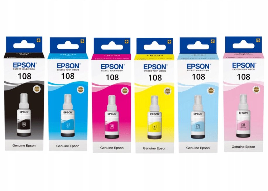 Sada 6 ks inkoustů Epson EcoTank ET108