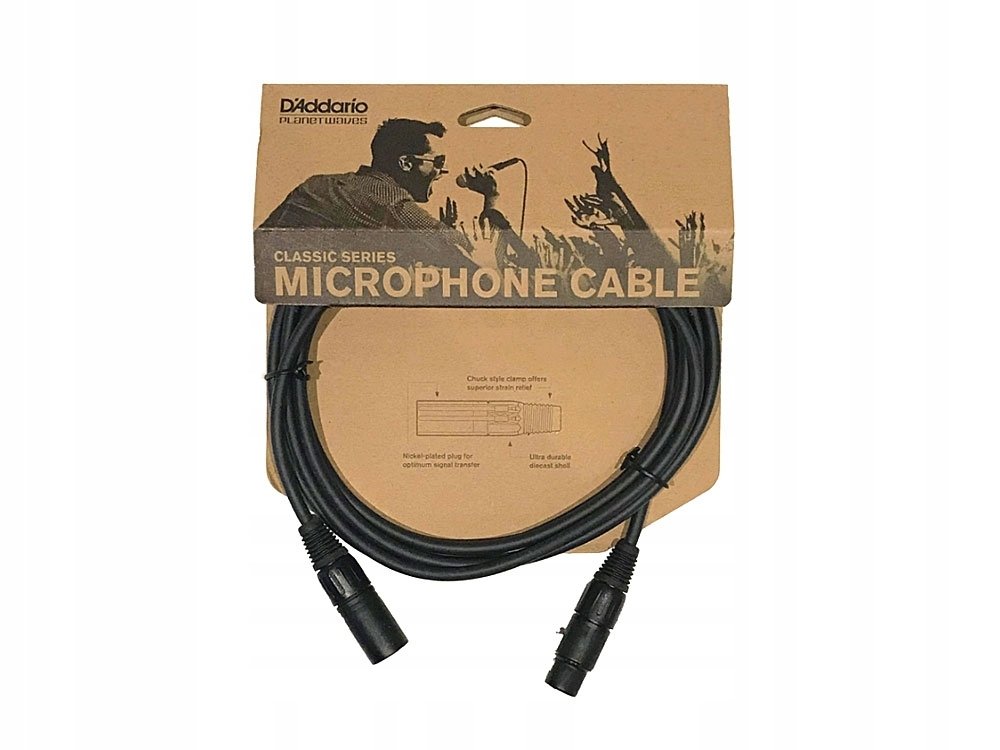 Mikrofonní kabel D'addario PW-CMIC-50 (15,24m)
