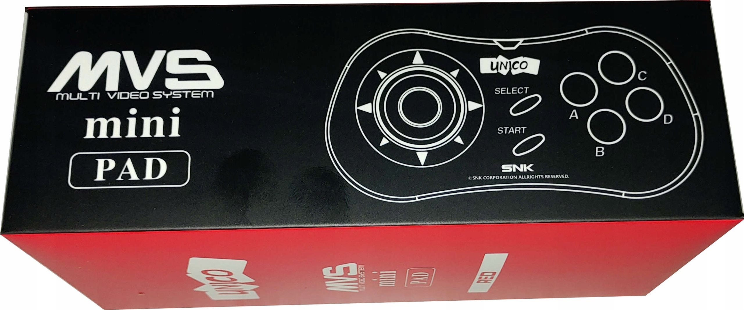 Unico Snk Mvs Mini Gamepad Red Červený Ovladač Pro Snk Mvs Mini