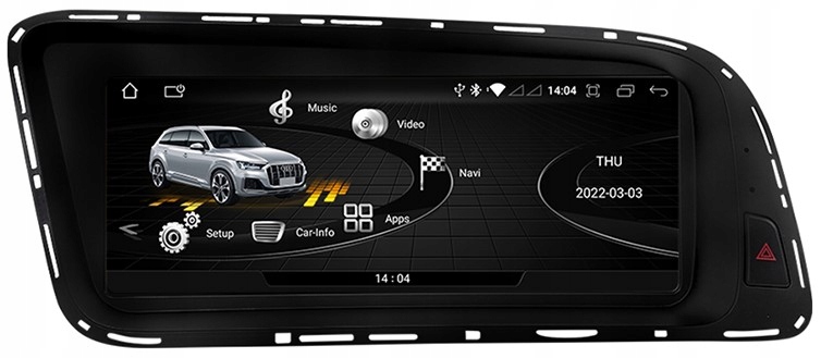 Radio 2DIN Navigace Android Audi Q5 Concert Symphony 2/32 Gb Carplau Lte