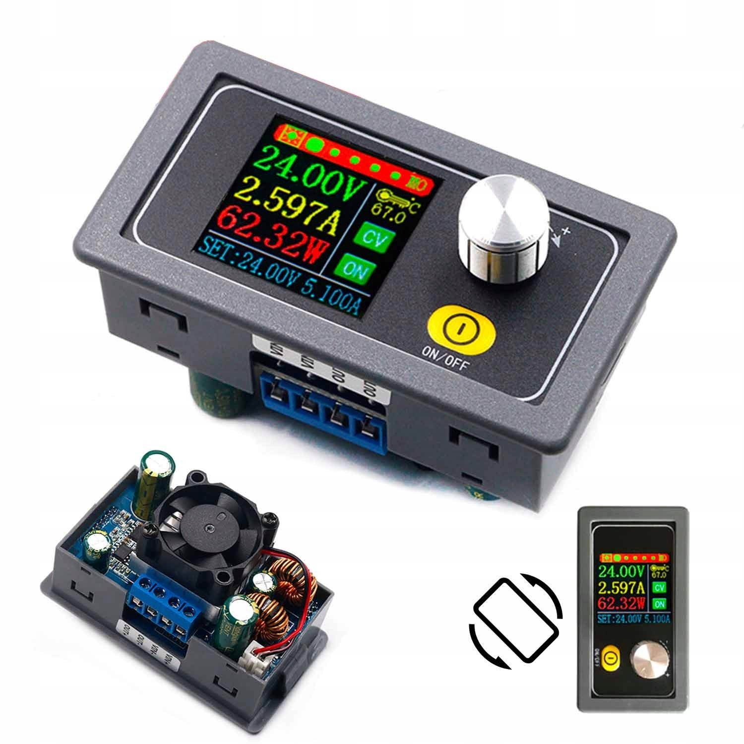 Stolní laboratorní napájecí zdroj XYS3580 0.6V-36V 5A 80W