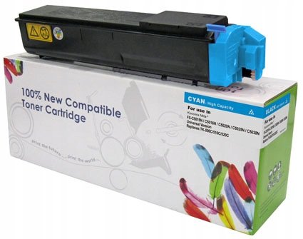 Toner Cartridge Web Cyan Kyocera TK500/TK510/TK520 náhradní TK-500C/TK510C