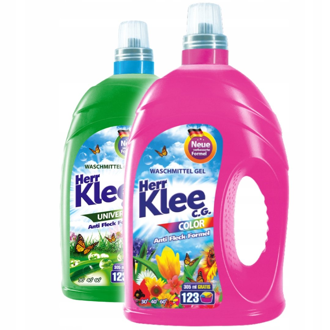 Klee Gel na praní bílého barevného prádla Color Set MIX 8,61L 246 Praní