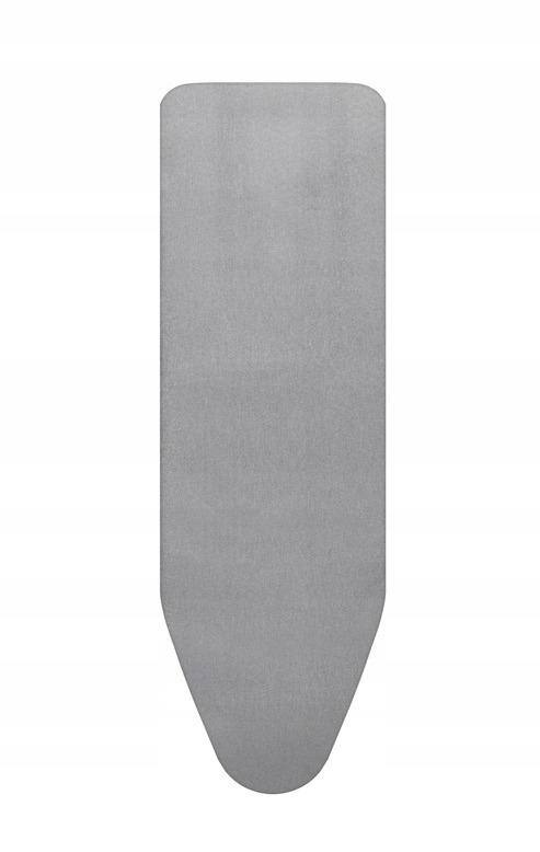 Potah na prkno 126 cm x 45 cm metalizovaný stříbrný