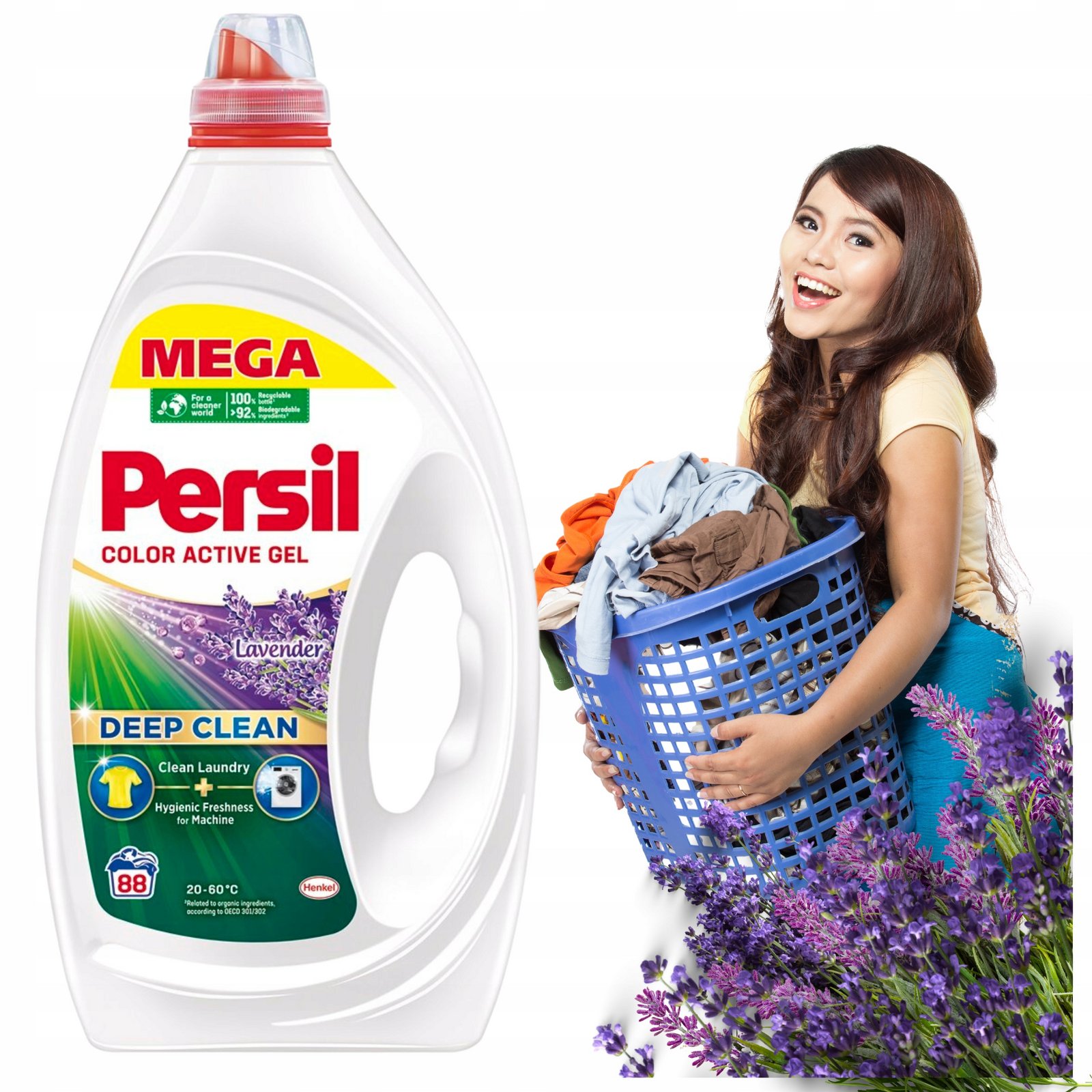 Persil prací gel Lavender Freshness 88 praní, 3960 ml