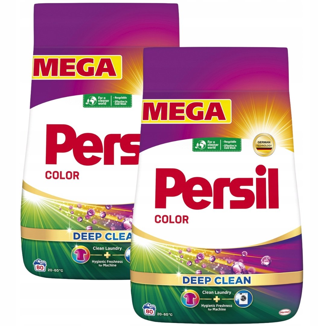 Persil Deep Clean Prací prášek Barva 2x4,4kg 160 praní