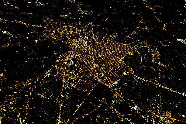 gdmoonkiller Umělecká fotografie light of city at night, gdmoonkiller, (40 x 26.7 cm)