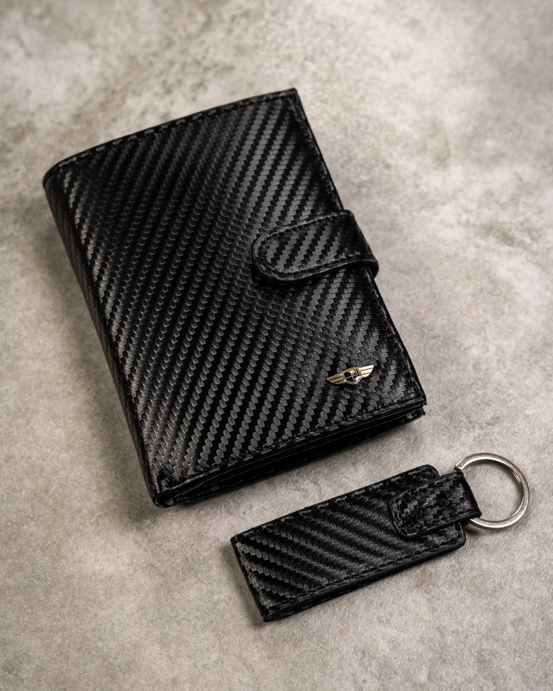Peterson Pánská kožená peněženka Asami černá One size