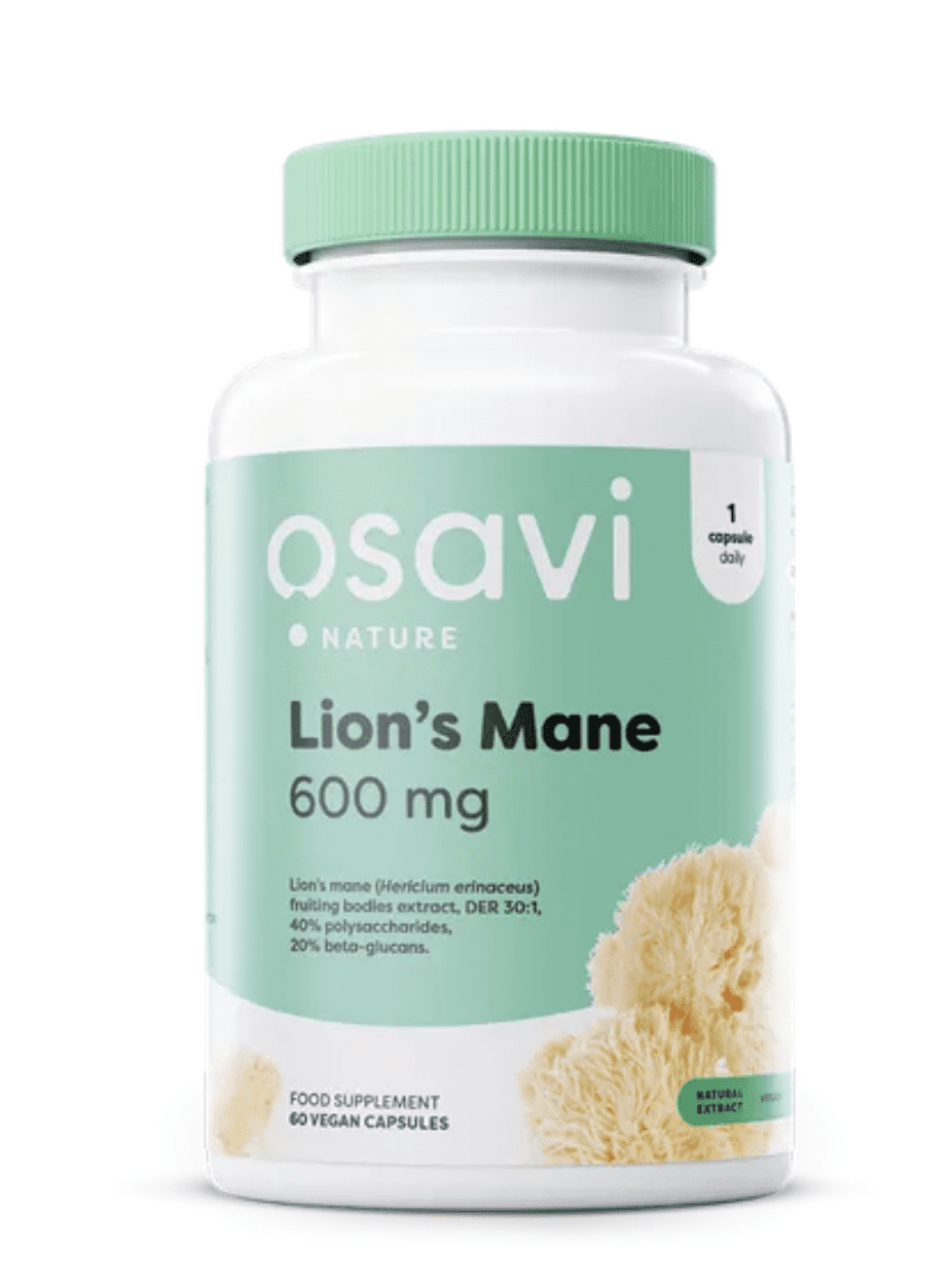 Osavi Lion's Mane, 600 mg, 60 rostlinných kapslí