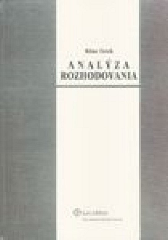 Analýza rozhodovania