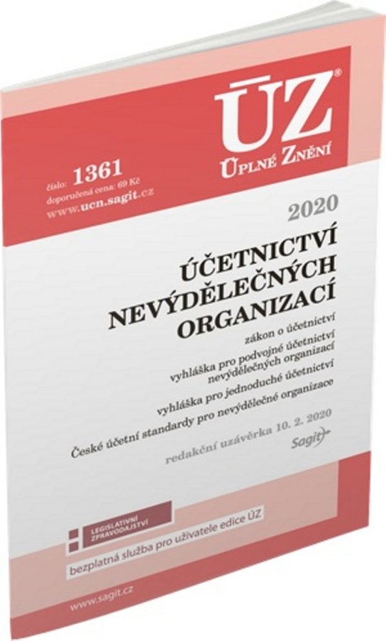 ÚZ 1361 Účetnictví nevýdělečných organizací 2020
