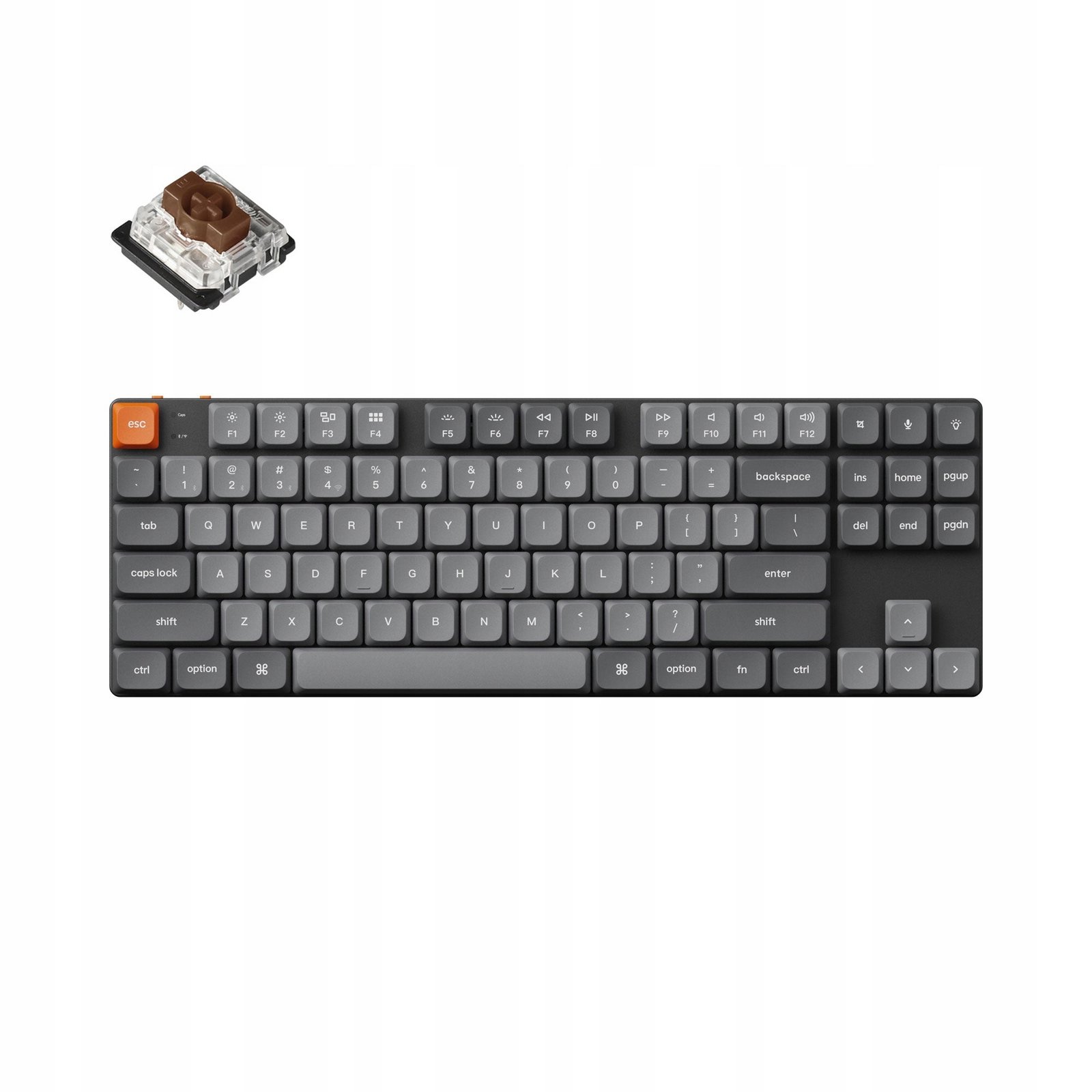 Keychron K1 Max Qmk/via Bezdrátová mechanická klávesnice K1M-A3