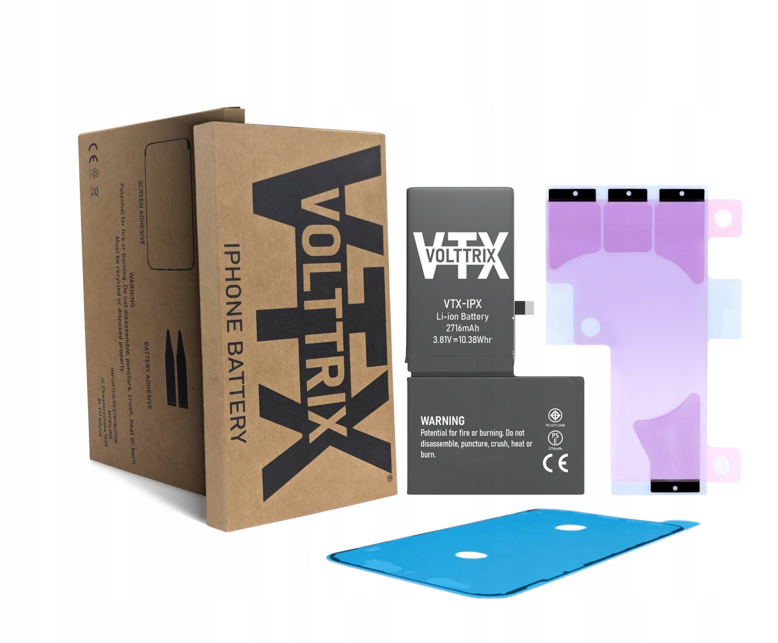 Baterie Pro Apple Iphone X 2716 mAh Volttrix