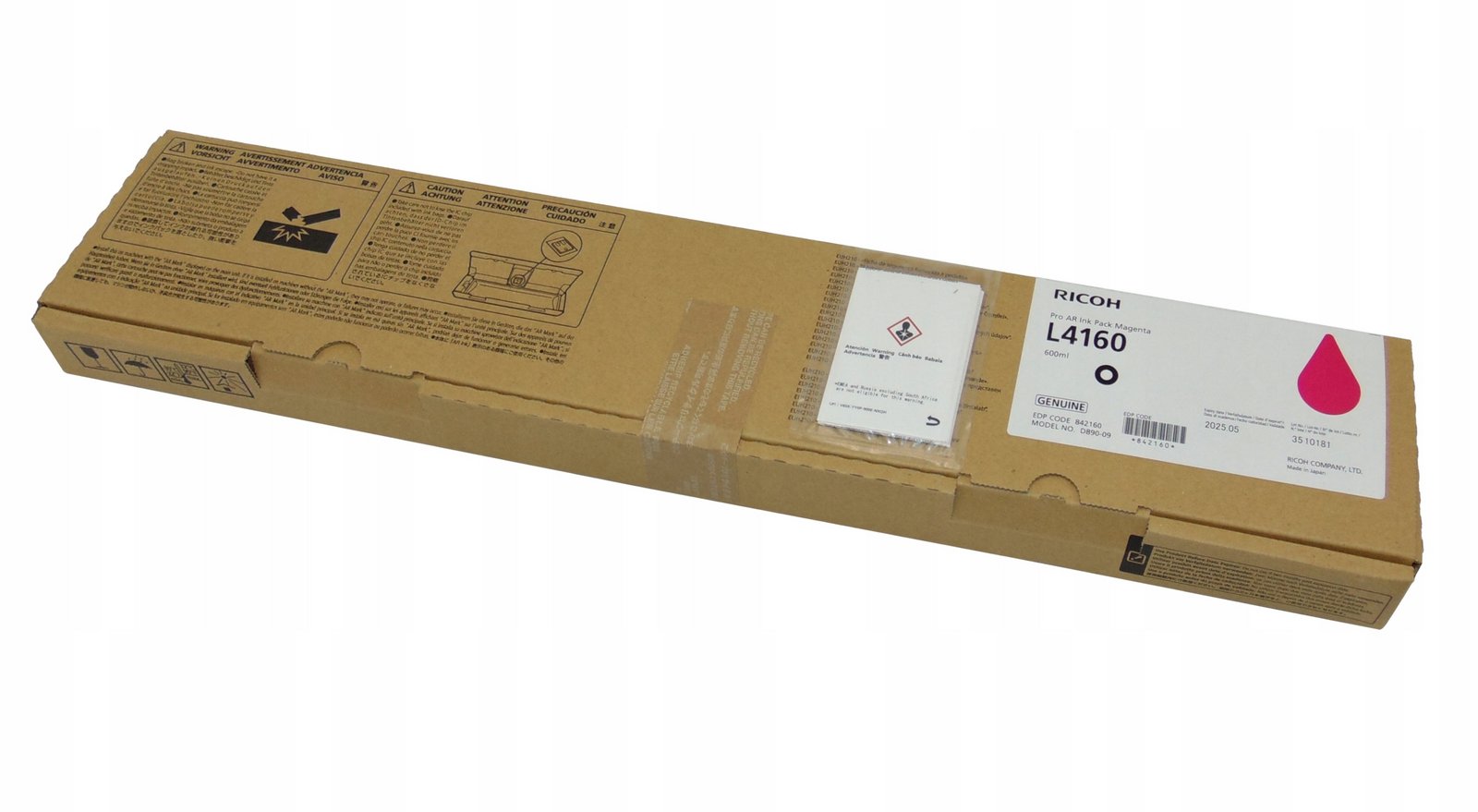 Ricoh Ink Cartridge Toner 842160 Magenta Pro L4160 Pro