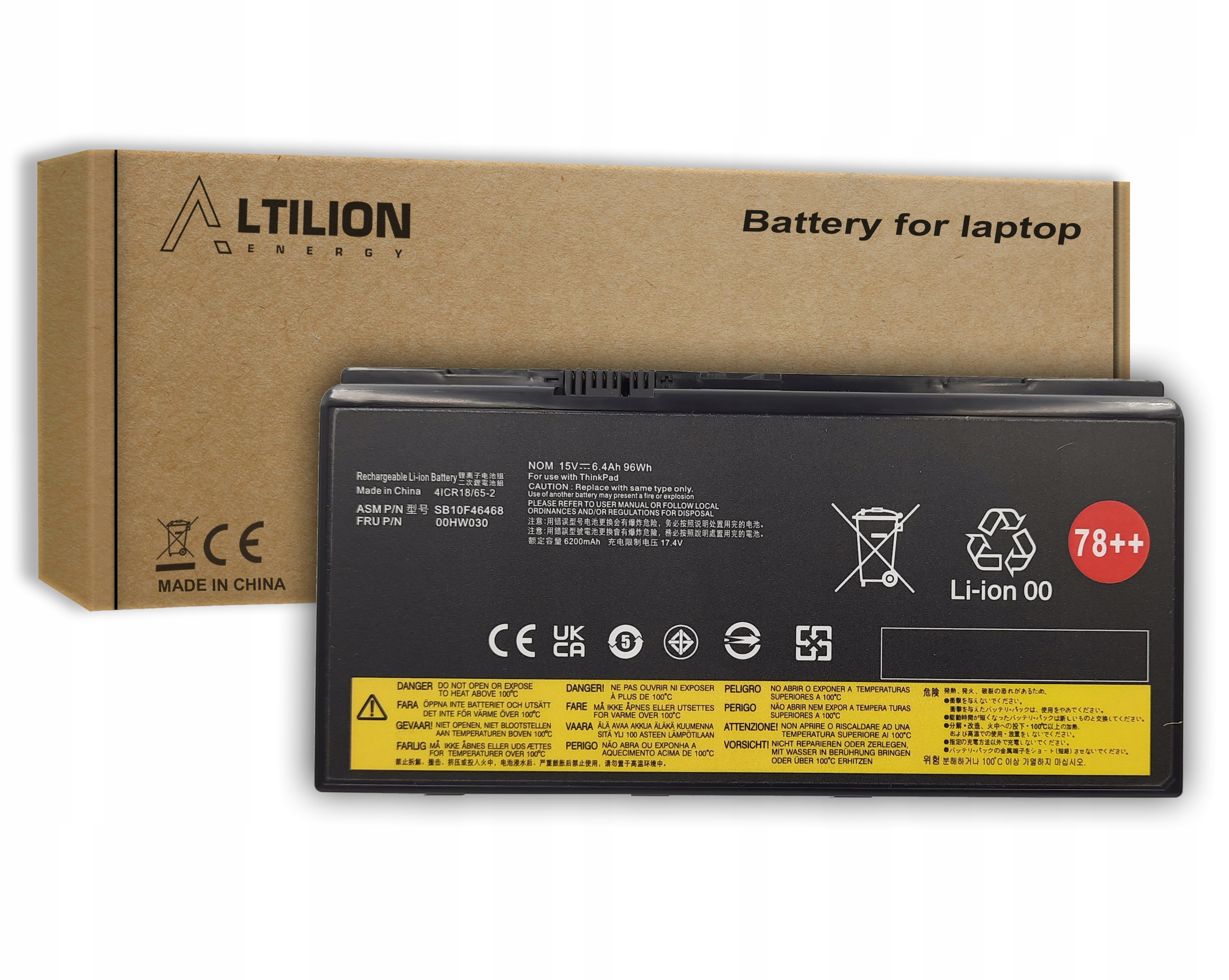 Baterie 00HW030 01AV451 pro Lenovo ThinkPad P70 P71