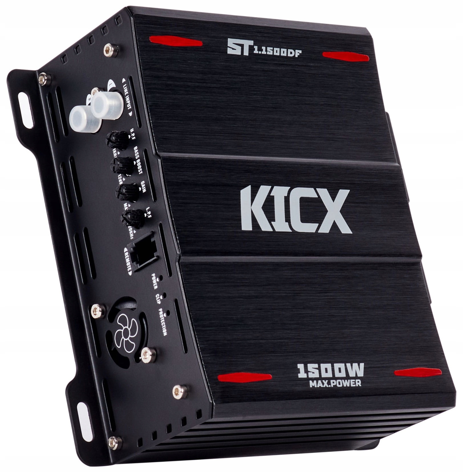 Kicx ST-1.1500DF Zesilovač 1KANÁLOVÝ Monoblok 650/1050/1500W Rms Dálkové Ovládání