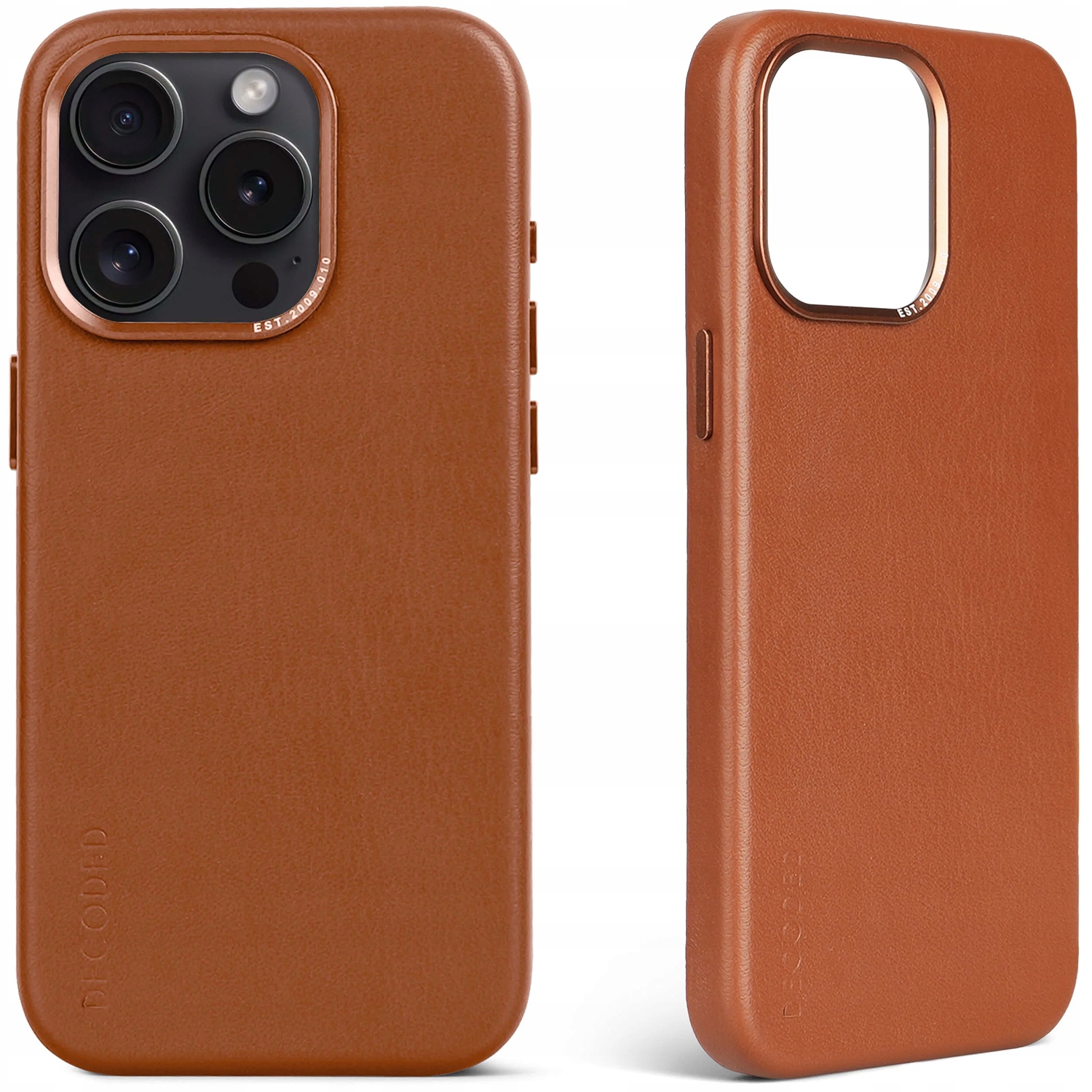 Pouzdro s MagSafe Decoded pro iPhone 15 Pro Kryt Kožený, Obal Leather
