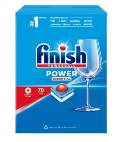 Finish Power Essential tablety do myčky kostky fresh regular 70 ks