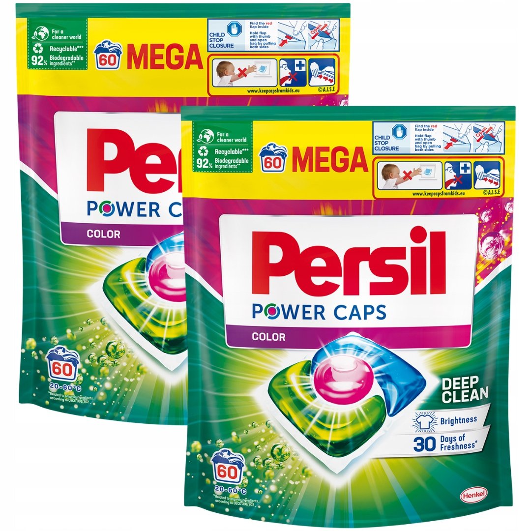 Persil Power Caps Kapsle na praní barvy Set 120 ks