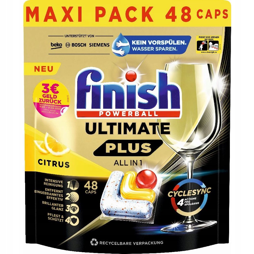 Finish Ultimate Plus All In 1 48ks Z, De