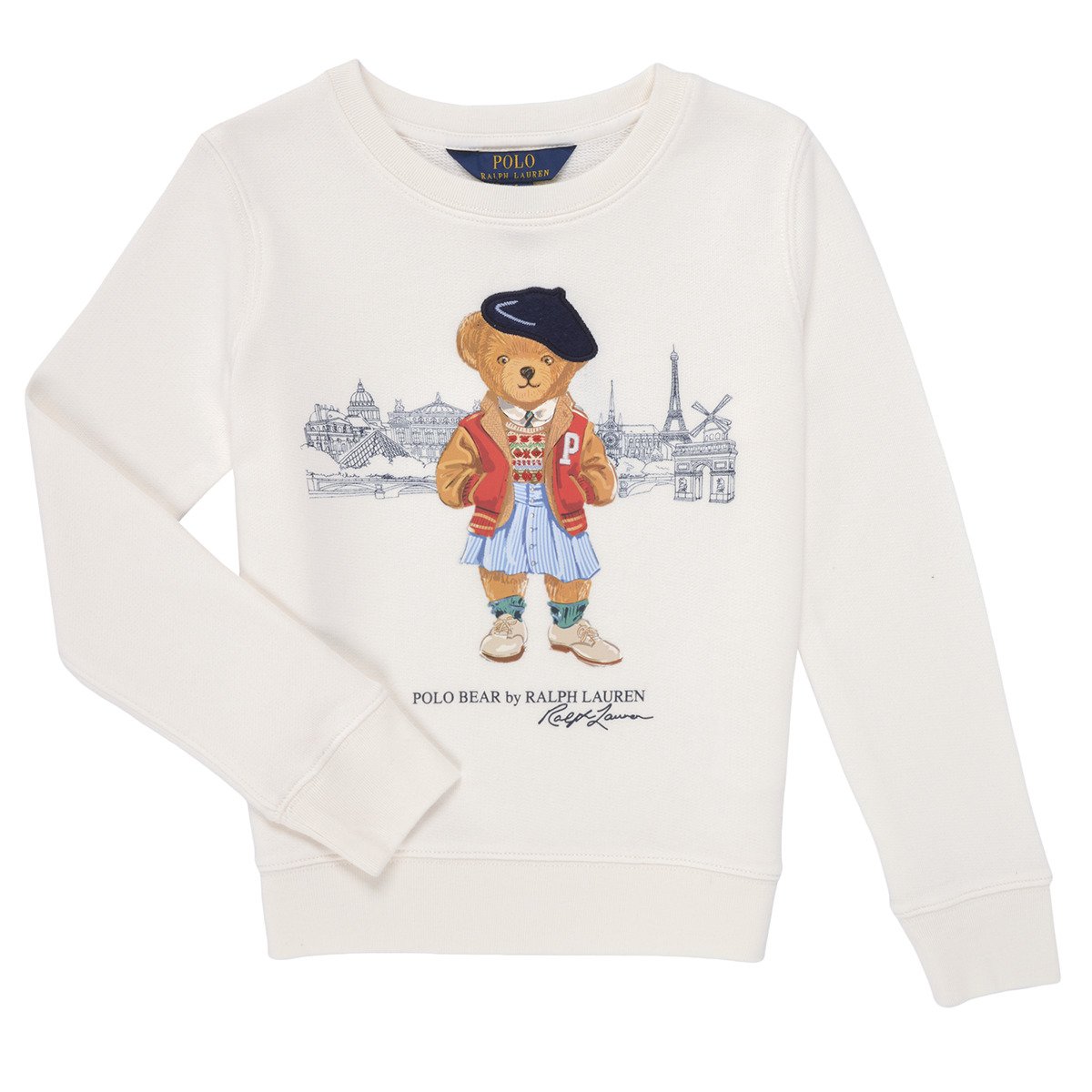 Polo Ralph Lauren  BEARCNFLEECE-KNIT SHIRTS-SWEATSHIRT  Bílá