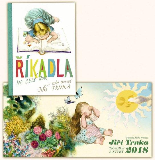 Komplet 2KS Říkadla na celý rok + Trnkův stolní kalendář 2018