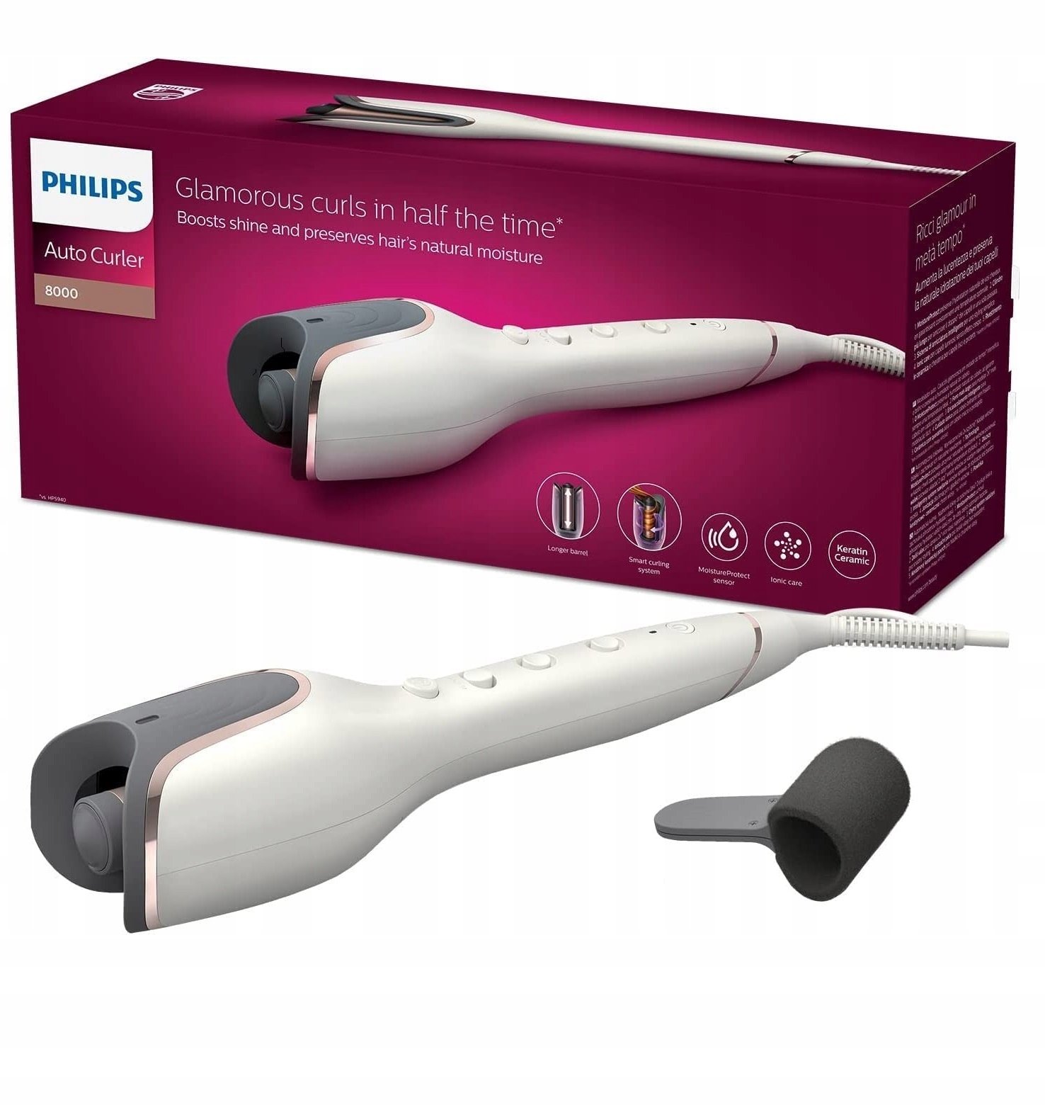 Kulma Automatická keramická regulace Tem Philips Moisture Protect 8000