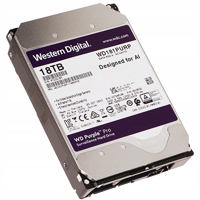 Disk Pro Rekordér HDD-WD181PURP 18TB 24/7 Western Digital
