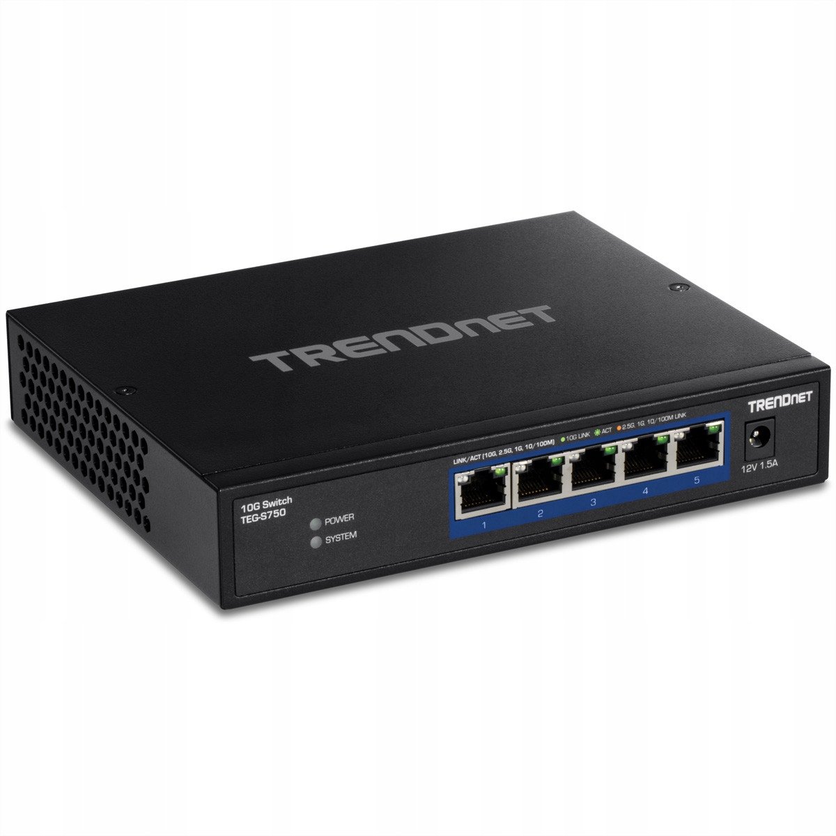 TRENDnet Switch switch 5-portový 10G černý TEG-S750