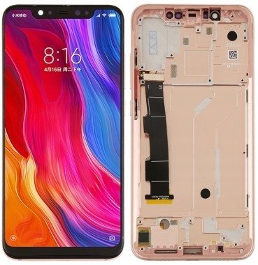 LCD Displej Dotyk Xiaomi Displej MI8 MI 8 Zlatý