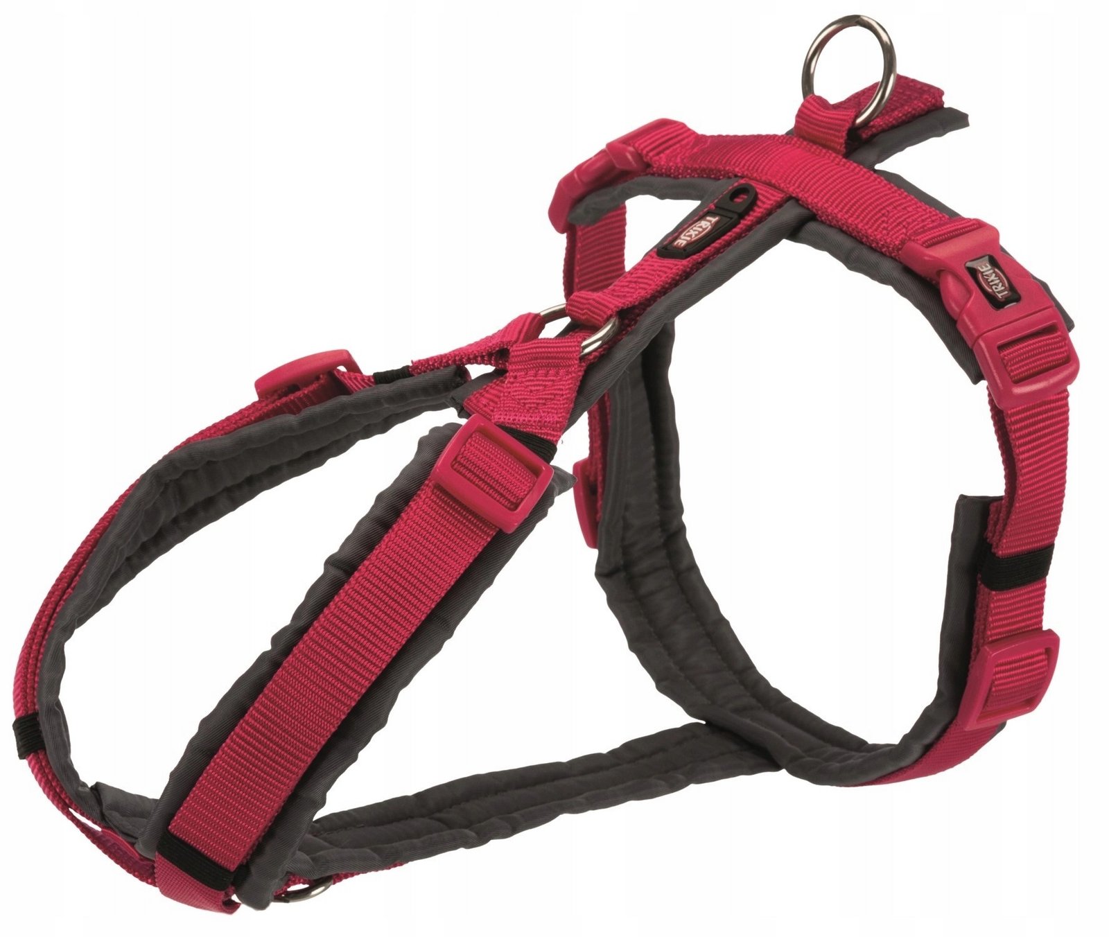 Trekingové hole Premium, S–m: 44–53 cm/20 mm, fuchsiové/grafitové