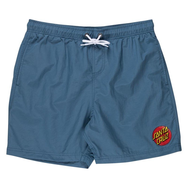 koupáky SANTA CRUZ - Classic Dot Swimshort Dusty Blue (DUSTY BLUE)