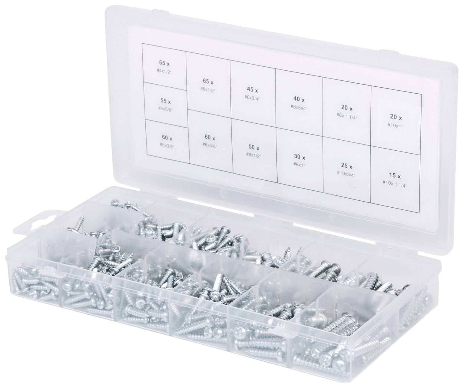 KS Tools 970.0420 9700420 sada šroubů do plechu 1 ks