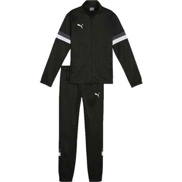 Puma TEAMRISE TRACKSUIT JR Dětská tepláková souprava, černá, velikost