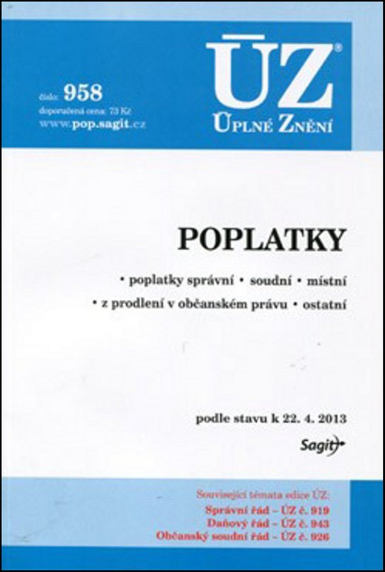 ÚZ 958 Poplatky
