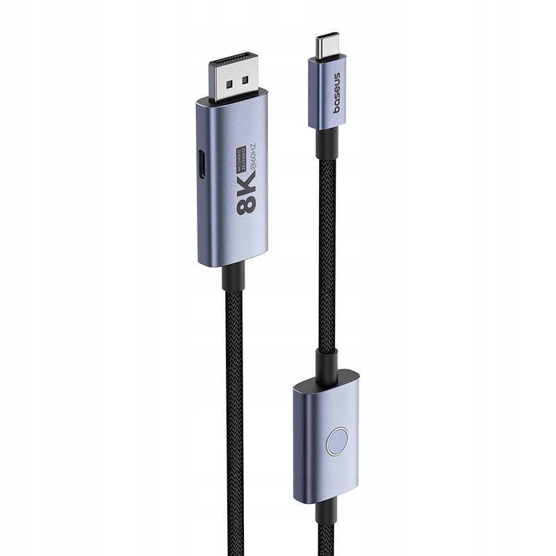 Usb-c Dp adaptér Baseus 8K 1,5m (černý)