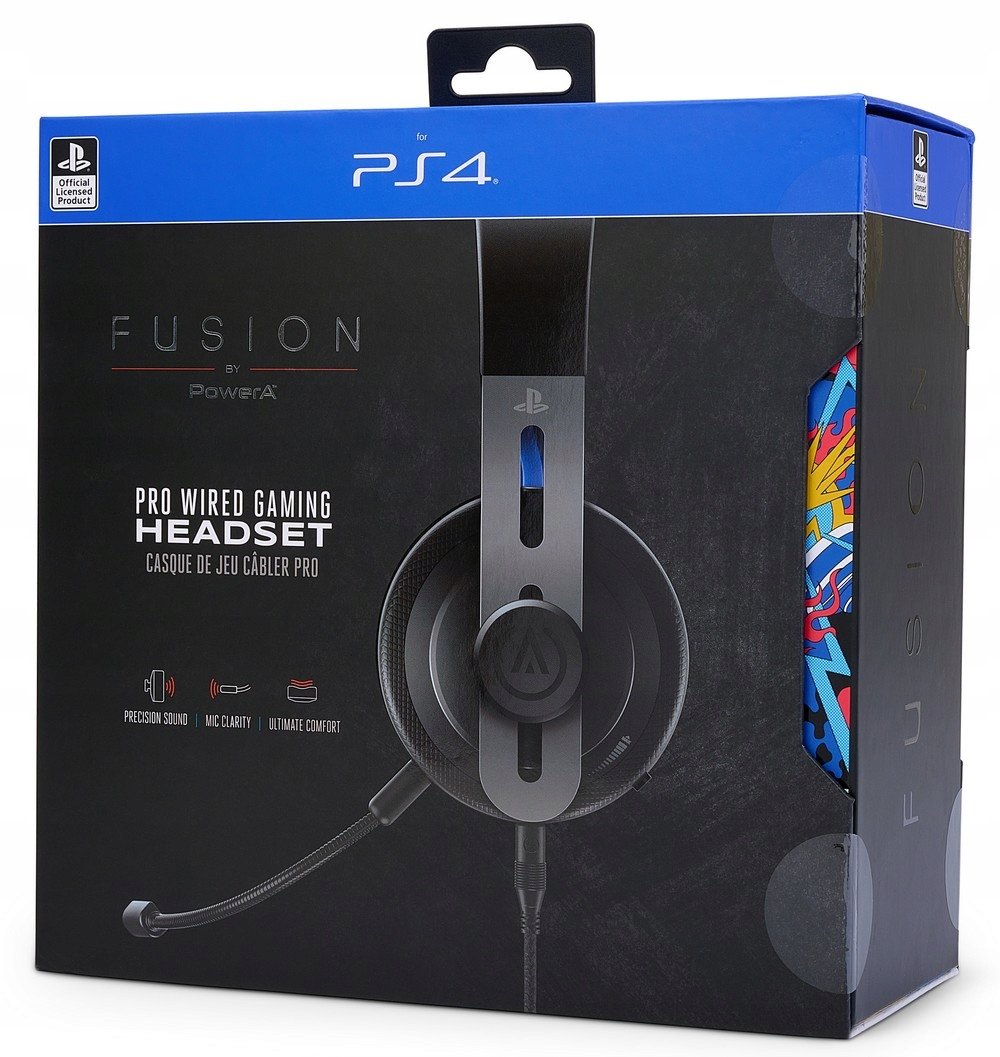 PowerA PS5 PS4 Drátová sluchátka Fusion Pro