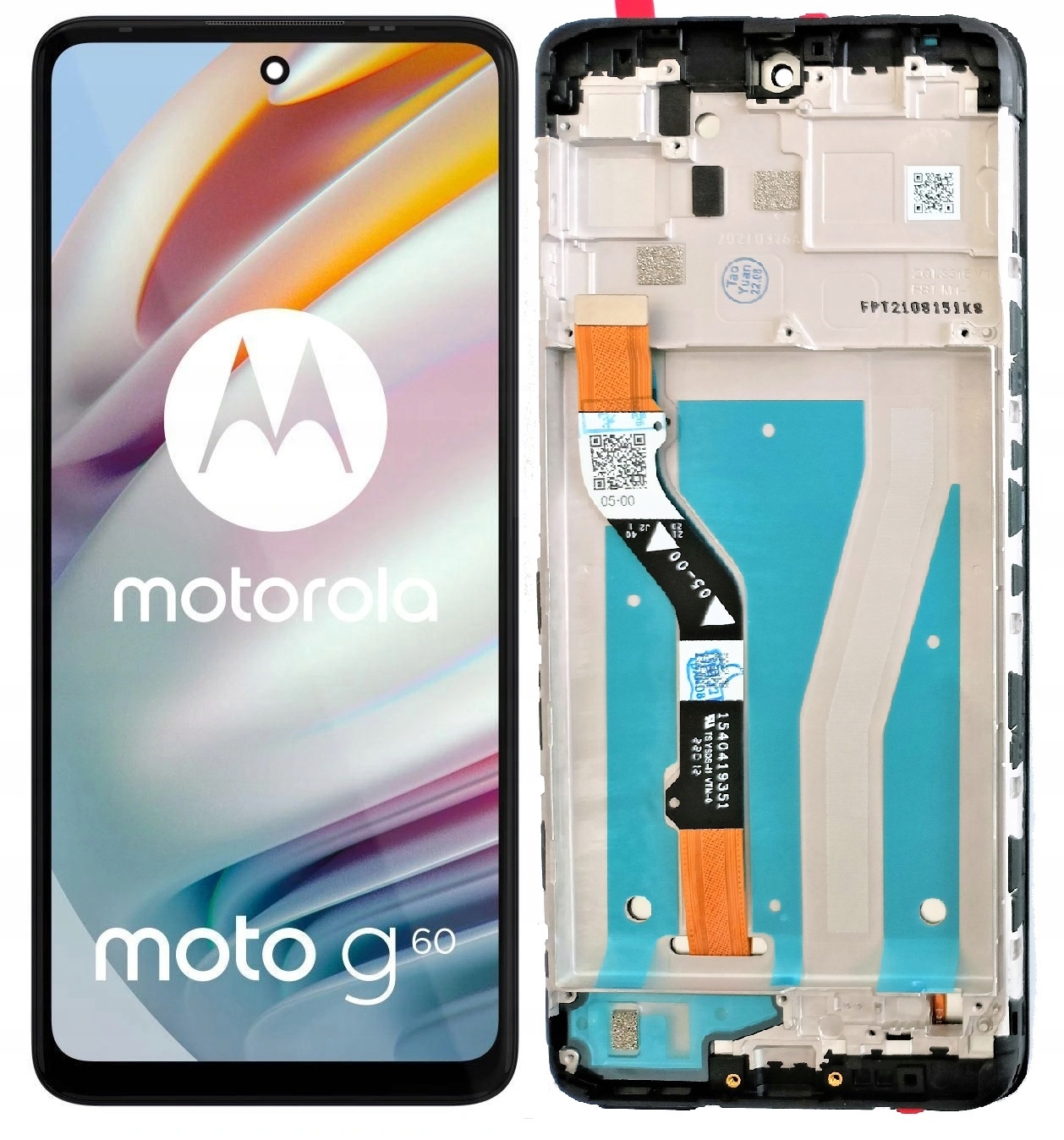LCD Displej Pro Motorola Moto G60 Rámeček