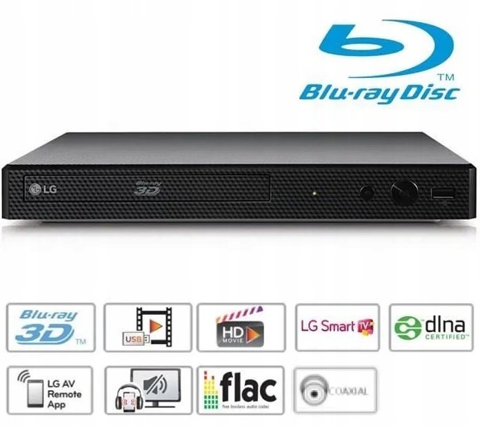 Blu-ray přehrávač Lg BP450 Smart Tv Netflix Hbo Dlna