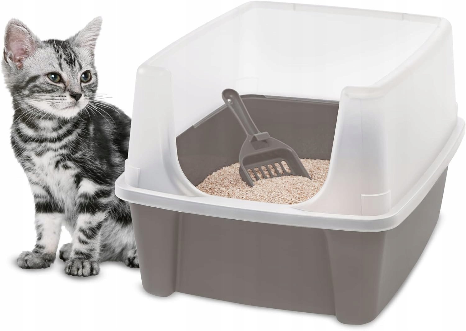 Iris otevřená kočičí toaleta x 38 cm x 30 cm. P15A18